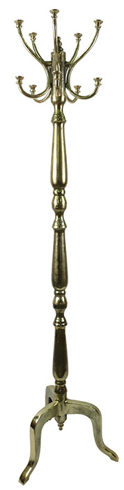 Brass Coat Stand - Click Image to Close
